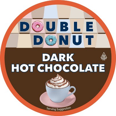 Double Donut Dark Chocolate Hot Chocolate Pods
