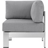 Modway Shore Outdoor Patio Aluminum Corner Sofa - 4 of 4