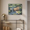Art Remedy Monet Water Lilies Dog Rustic Chic Farmhouse Wall Art Framed - 2 of 4