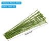 Unique Bargains Flexible Sturdy Green Floral Stem Wire 12.6 Inch Green - 2 of 4