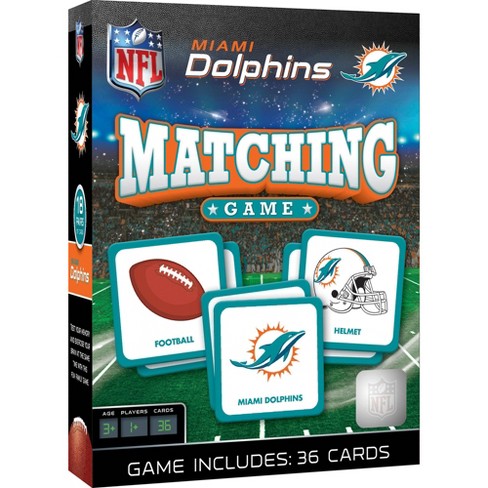 Masterpieces Officially Licensed Nfl Miami Dolphins Matching Game