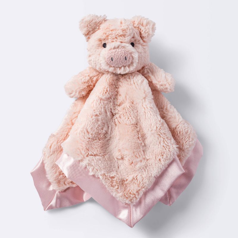 Pink Pig Security Blanket Crib Toy - S - Cloud Island&#8482;, 1 of 5