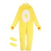 HalloweenCostumes.com Adult Care Bears Funshine Bear Costume Unisex, Faux Fur Yellow Classic Smiling Sun Care Bear One-piece. - 2 of 4