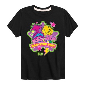 Boys' - Trolls - Non-Stop Pop Viva and Poppy Short Sleeve Graphic T-Shirt - 1 of 4