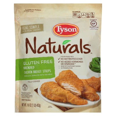 Tyson Gluten Free Breaded Chicken Strips - Frozen - 16oz