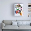 Trademark Fine Art - Artpoptart Mario Matted Framed Art - 2 of 4