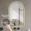 PAGED 32" x 48" Bathroom Mirror with Light, Vanity Mirror with Aluminum Alloy Frame and Tempered Glass for Wall Decor, Dimmable, Anti-Fog - 4 of 4