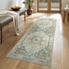 Abynow Faded Medallion Indoor Area Rug-8' x 10'-BEIGEGREEN - 3 of 4