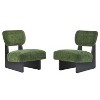 NicBex 16.5" Modern Lounge Chair Upholstered Accent Chair for Living Room,Set of 2,Polyester Seating for Living Room,Bedroom&Office - 4 of 4