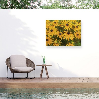 Trademark Fine Art - Leslie Montgomery Every Flower Is A Soul Matted Framed Art