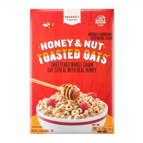 Honey And Nut Toasted Oats Breakfast Cereal 12 25oz Market