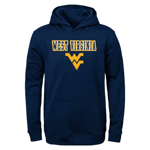 Ncaa West Virginia Mountaineers Boys' Poly Hooded Sweatshirt : Target