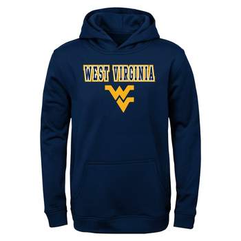 NCAA West Virginia Mountaineers Boys' Poly Hooded Sweatshirt