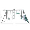 JANSNO 4 Function Swing Set with Metal Plastic Safe Swing Seat for Age 3+ - 4 of 4