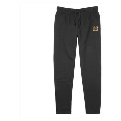 NIKE Womens Graphic Tracksuit Trousers Joggers Small Black