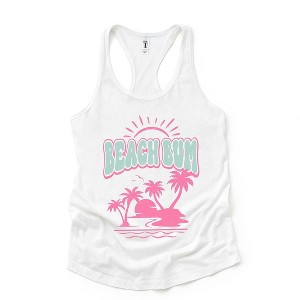 Simply Sage Market Women's Beach Bum Horizon Graphic Racerback Tank - 1 of 3
