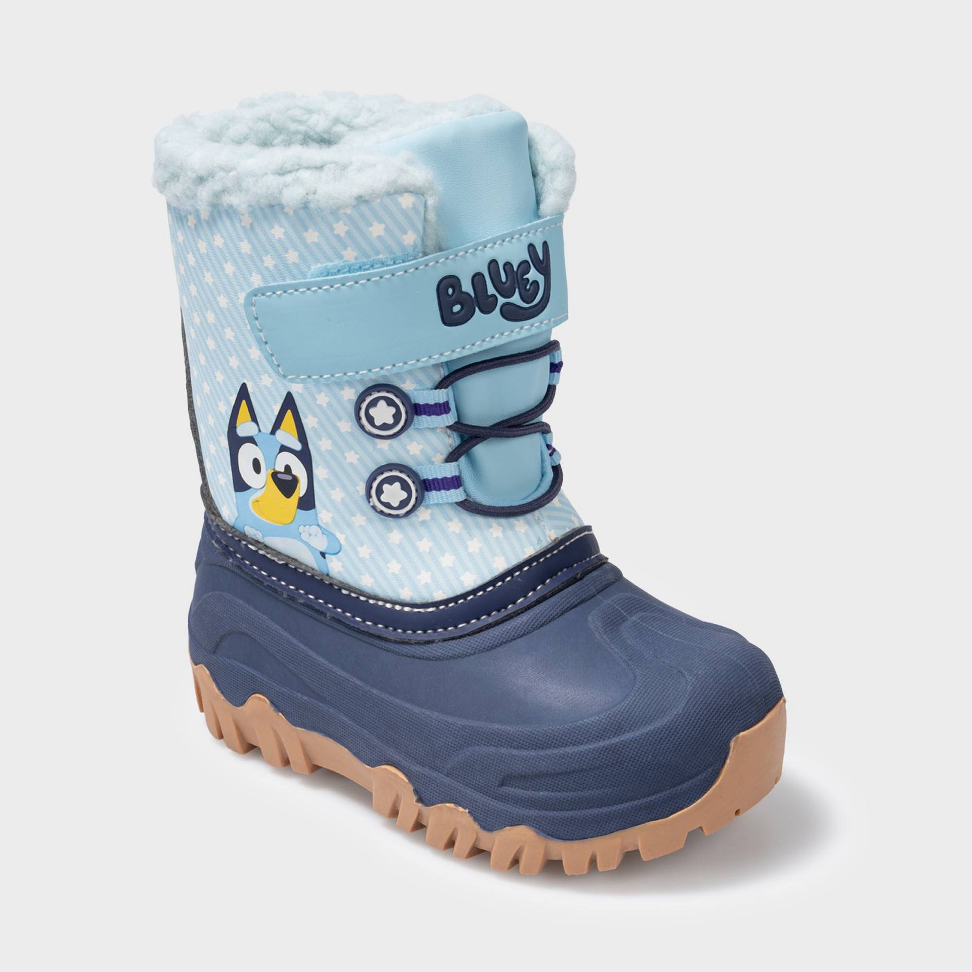 Toddler Bluey Winter Boots - Blue