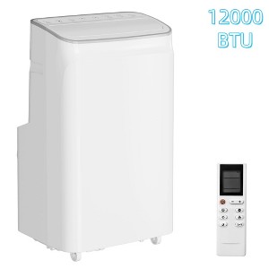 Jojoka 8000-14000 BTU Portable Air Conditioner, 3-in-1 Cooling, Dehumidifier & Fan, Quiet AC Unit for Large Rooms up to 750 Sq.Ft, Window Kit - 1 of 4