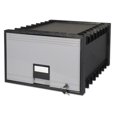 Storex Archive Drawer for Legal Files Storage Box 24" Depth Black/Gray 61155U01C