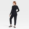 Long Sleeve Nursing Maternity Jumpsuit - Isabel Maternity by Ingrid & Isabel™ Black - 2 of 3