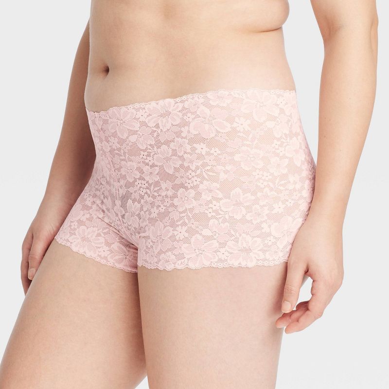 Women's Allover Lace Boy Shorts - Auden™, 5 of 8