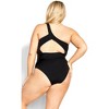 FOX & ROYAL | Women's Plus Size Alena 1 Piece - black - 16W - 4 of 4