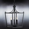 Urban Ambiance Luxury Transitional Chandelier 19.75''H x 10.875''W,  Midnight Black Finish,  Coronado Collection, UHP4279 - 4 of 4