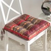 Barefoot Bungalow Gold Rush Luxury Modern Design Rustic American Beauty Furniture Cushion Chair Pad Each Chair Pad 18"x18" Multicolor - 2 of 4