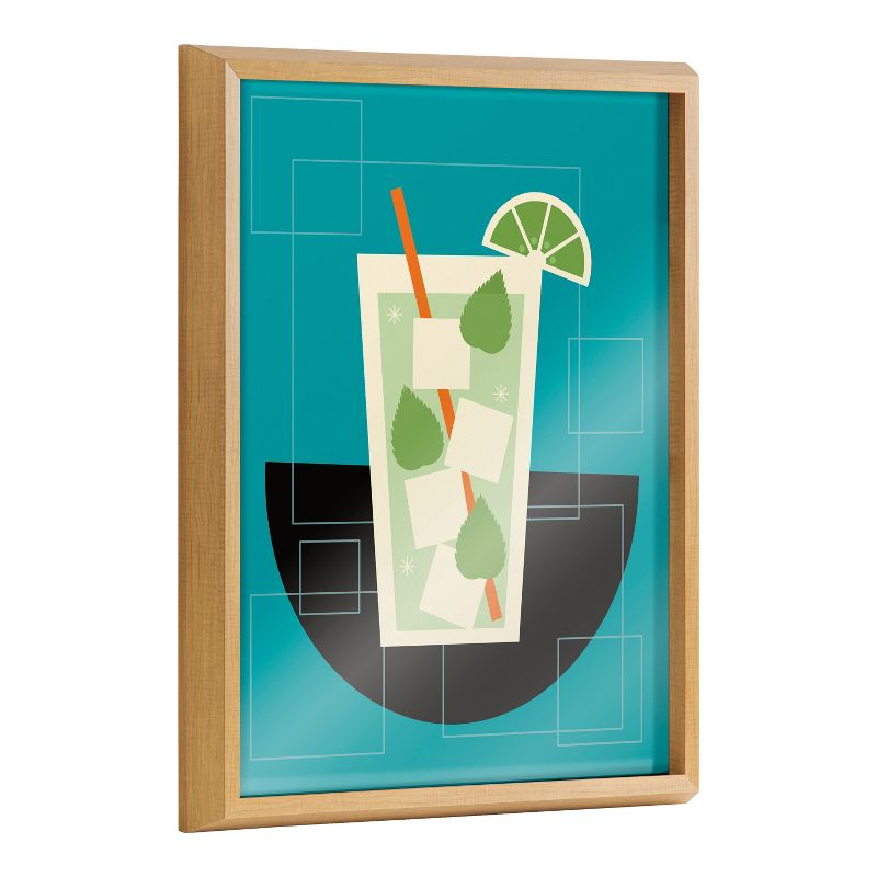16" x 20" Blake Mojito by Amber Leaders Designs Framed Printed Glass - Kate & Laurel All Things Decor, 1 of 7