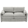 Cloud Sofa Set, Oversized Upholstered Couch with Double Cushions, Comfy Sectional Sofa Group for Living Room-- Frevyn - 4 of 4