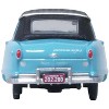 1950 Nash Rambler Custom Landau Convertible (Closed) Strato Blue with Black Top 1/87 (HO) Diecast Model Car by Oxford Diecast - 4 of 4