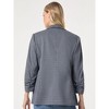 Jones New York Notch Collar Open Front Houndstooth Jacket - L - 3 of 3