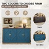 Bella Depot Modern 59" Sideboard, Accent Cabint Credenza TV Stand with Adjustable Shelves - 4 of 4
