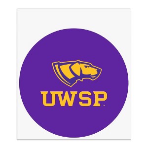 University of WisconsinStevens Point Primary Logo Automotive Car Window Locker Circle Bumper Sticker - 1 of 4