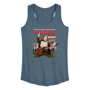 Women's - School of Rock - Movie Cover Graphic Racerback Tank - 1 of 4