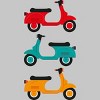 Men's Design By Humans retro and classic motorbike By kiryadi T-Shirt - 2 of 4
