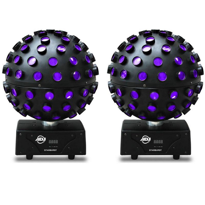 American DJ Starburst Multi-Color HEX LED Sphere DJ Lighting Effect (2 Pack), 1 of 7