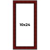 PosterPalooza | Panoramic Weathered Red Picture Frame - UV Acrylic, Foam Board Backing, Hanging Hardware - 2 of 4