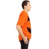 Whiskey and Oak Halloween Crew Neck T-Shirt for Men - Skeleton & Pumpkin - 100% Cotton - 3 of 4