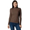 Lightweight Ribbed Mock Turtleneck for Women-Slim Fit - 4 of 4