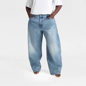 KBB by KAHLANA Women's Mid-Rise 'The Barrel Leg Jean' - 1 of 3
