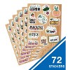 Carson Dellosa Education Grow Together Motivators Shape Stickers, 72 Per Pack, 12 Packs - 2 of 3