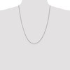 Black Bow Jewelry 1mm 14k White Gold Classic Box Chain Necklace - 2 of 4
