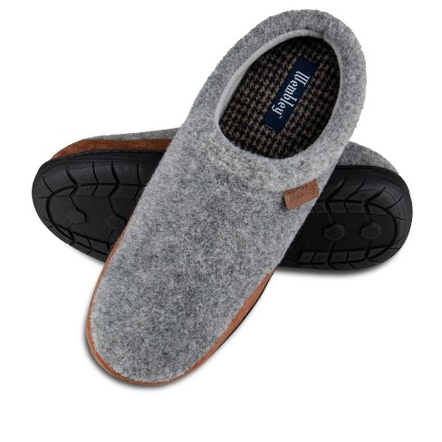 Wembley Men's Classic Indoor/outdoor Clog Slippers - Grey Slipper/large ...