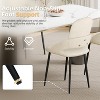 DYHOME Dining Chairs Modern Kitchen Chairs Set of 6, PU Leather Restaurant Chairs - 3 of 4
