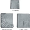 4 Piece Solid Bed Sheet Set - Luxuriously Soft, Cozy & Wrinkle-Resistant - CGK Linens - 2 of 4