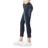 WallFlower Women's Luscious Curvy Ankle Mid-Rise Insta Stretch Juniors Jeans - 3 of 4