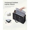 laptop bag for women 15 inch large Lightweight canvas work tote bags with Clutch Purse water resistant computer bags for laptops - 2 of 4