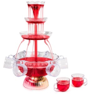 Nostalgia 3-Tier Lighted Party Fountain - 1 of 4