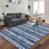 Large Area Rugs Ultra-Soft Low Pile Living Room Rug Washable Throw Rugs Vintage Printed Floor Cover Non-Slip Distressed Foldable - 2 of 4